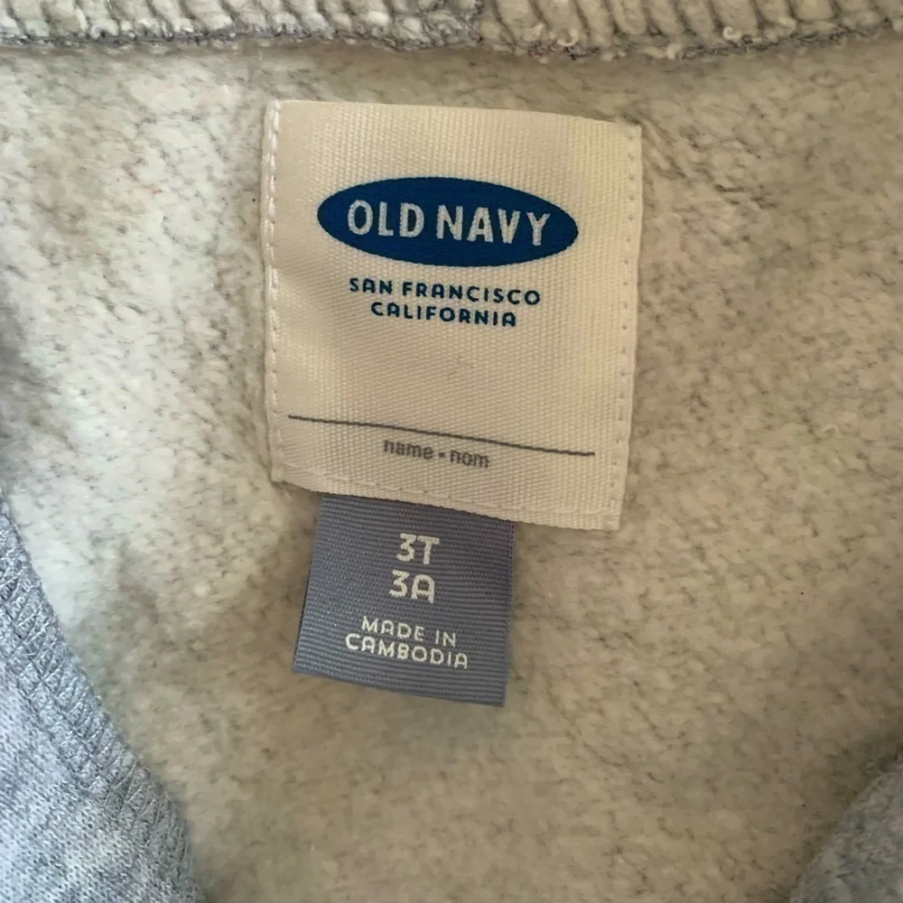 Old Navy Cool Fleece I terrines Hooded & Zippered Jacket Size 5T